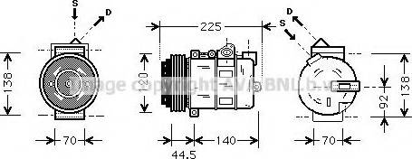 Ava Quality Cooling MS K369 - Kompressori, ilmastointilaite inparts.fi