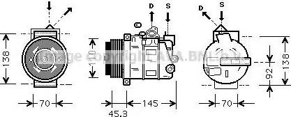 Ava Quality Cooling MS K389 - Kompressori, ilmastointilaite inparts.fi