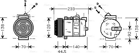 Ava Quality Cooling MS K277 - Kompressori, ilmastointilaite inparts.fi