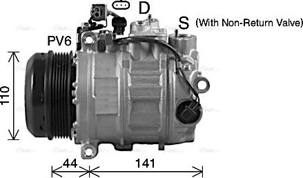 Ava Quality Cooling MSAK738 - Kompressori, ilmastointilaite inparts.fi