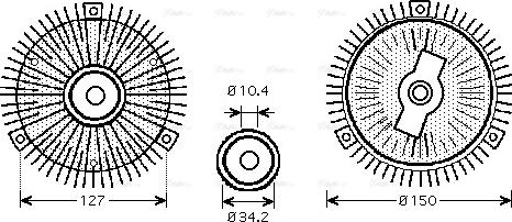 Ava Quality Cooling MS C415 - Kytkin, jäähdytystuuletin inparts.fi