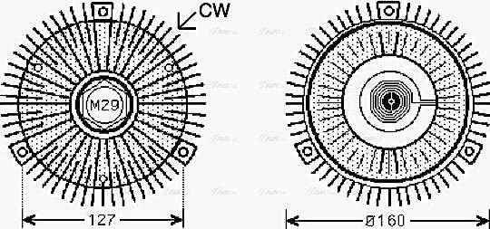 Ava Quality Cooling MS C421 - Kytkin, jäähdytystuuletin inparts.fi