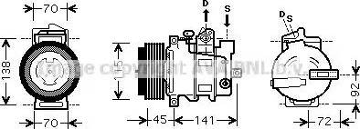 Ava Quality Cooling MS K439 - Kompressori, ilmastointilaite inparts.fi