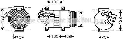 Ava Quality Cooling MS K434 - Kompressori, ilmastointilaite inparts.fi