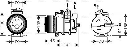 Ava Quality Cooling MS K429 - Kompressori, ilmastointilaite inparts.fi