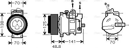 Ava Quality Cooling MS K426 - Kompressori, ilmastointilaite inparts.fi