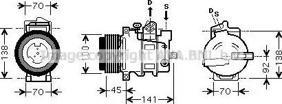 Ava Quality Cooling MS K428 - Kompressori, ilmastointilaite inparts.fi