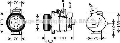 Ava Quality Cooling MS K427 - Kompressori, ilmastointilaite inparts.fi