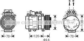 Ava Quality Cooling MSK558 - Kompressori, ilmastointilaite inparts.fi