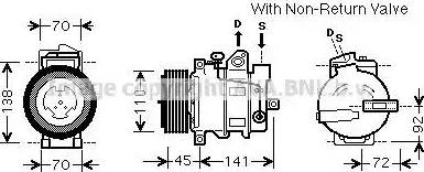 Ava Quality Cooling MSK569 - Kompressori, ilmastointilaite inparts.fi