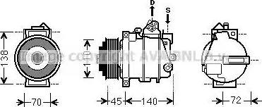 Ava Quality Cooling MSK561 - Kompressori, ilmastointilaite inparts.fi