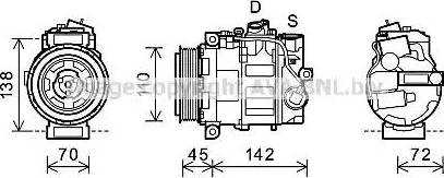 Ava Quality Cooling MSK585 - Kompressori, ilmastointilaite inparts.fi