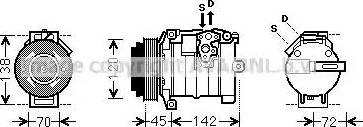 Ava Quality Cooling MSK574 - Kompressori, ilmastointilaite inparts.fi