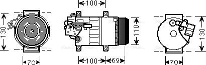 Ava Quality Cooling MSK576 - Kompressori, ilmastointilaite inparts.fi