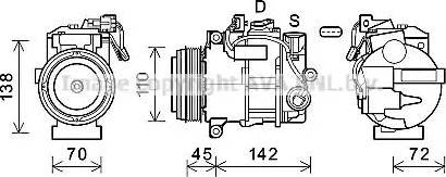 Ava Quality Cooling MSK676 - Kompressori, ilmastointilaite inparts.fi