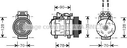 Ava Quality Cooling MS K062 - Kompressori, ilmastointilaite inparts.fi