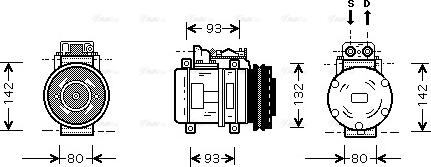 Ava Quality Cooling MS K083 - Kompressori, ilmastointilaite inparts.fi