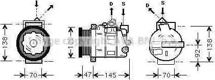 Ava Quality Cooling MS K390 - Kompressori, ilmastointilaite inparts.fi