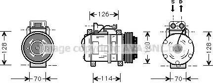 Ava Quality Cooling MS K274 - Kompressori, ilmastointilaite inparts.fi