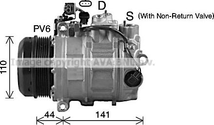 Ava Quality Cooling MSK738 - Kompressori, ilmastointilaite inparts.fi