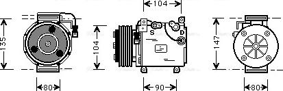 Ava Quality Cooling MTAK037 - Kompressori, ilmastointilaite inparts.fi