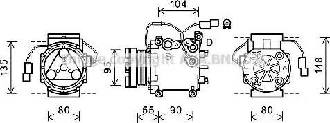 Ava Quality Cooling MTK242 - Kompressori, ilmastointilaite inparts.fi