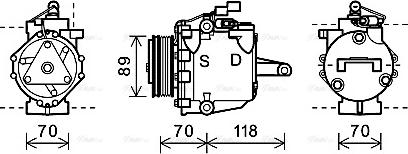 Ava Quality Cooling MTAK224 - Kompressori, ilmastointilaite inparts.fi