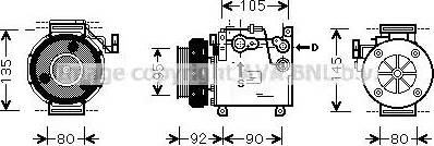 Ava Quality Cooling MT K166 - Kompressori, ilmastointilaite inparts.fi