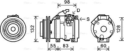 Ava Quality Cooling MTK219 - Kompressori, ilmastointilaite inparts.fi