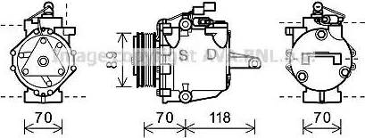 Ava Quality Cooling MTK224 - Kompressori, ilmastointilaite inparts.fi