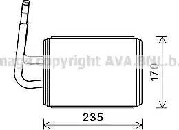 Ava Quality Cooling MZ6268 - Lämmityslaitteen kenno inparts.fi