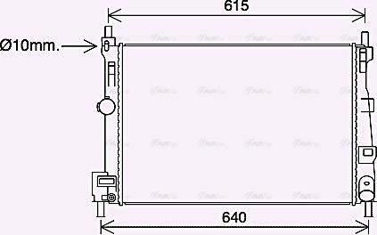 Ava Quality Cooling MZ2295 - Jäähdytin,moottorin jäähdytys inparts.fi