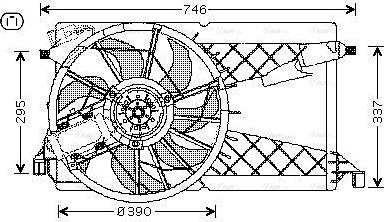 Ava Quality Cooling MZ 7530 - Tuuletin, moottorin jäähdytys inparts.fi