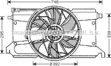 Ava Quality Cooling MZ 7538 - Tuuletin, moottorin jäähdytys inparts.fi