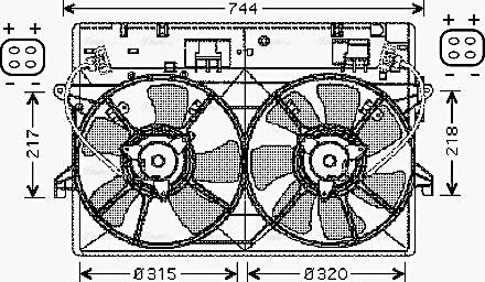 Ava Quality Cooling MZ 7524 - Tuuletin, moottorin jäähdytys inparts.fi