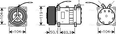 Ava Quality Cooling NHAK001 - Kompressori, ilmastointilaite inparts.fi