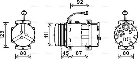 Ava Quality Cooling NHAK008 - Kompressori, ilmastointilaite inparts.fi