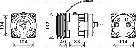 Ava Quality Cooling NHAK013 - Kompressori, ilmastointilaite inparts.fi