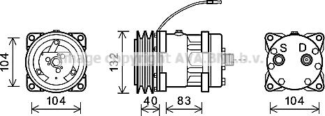 Ava Quality Cooling NHK013 - Kompressori, ilmastointilaite inparts.fi