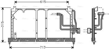 Ava Quality Cooling OL 5224 - Lauhdutin, ilmastointilaite inparts.fi