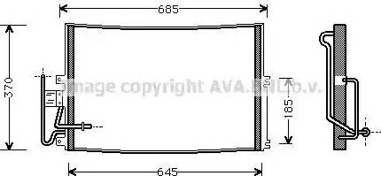 Ava Quality Cooling OL 5274 - Lauhdutin, ilmastointilaite inparts.fi