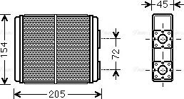 Ava Quality Cooling OL 6403 - Lämmityslaitteen kenno inparts.fi