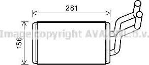 Ava Quality Cooling OL6569 - Lämmityslaitteen kenno inparts.fi