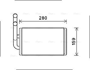 Ava Quality Cooling OL6570 - Lämmityslaitteen kenno inparts.fi