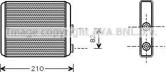 Ava Quality Cooling OL 6353 - Lämmityslaitteen kenno inparts.fi