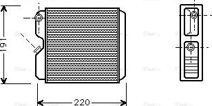 Ava Quality Cooling OL 6240 - Lämmityslaitteen kenno inparts.fi