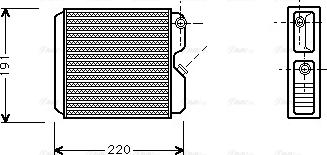 Ava Quality Cooling OL 6243 - Lämmityslaitteen kenno inparts.fi