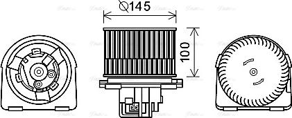 Ava Quality Cooling OL8619 - Sisätilapuhallin inparts.fi