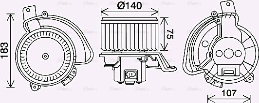 Ava Quality Cooling OL8689 - Sisätilapuhallin inparts.fi