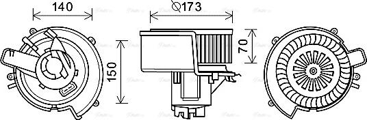 Ava Quality Cooling OL8639 - Sisätilapuhallin inparts.fi